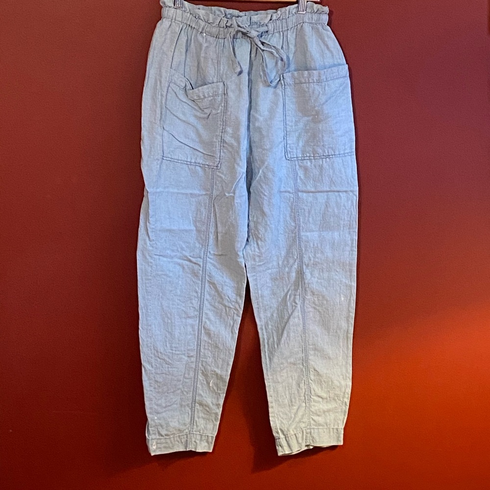 Rebecca Taylor La Vie  Tie Waist Paperbag Pants